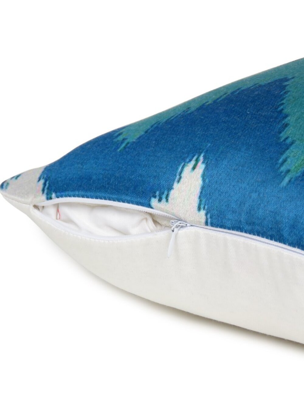 Oussum Zipper Chevron Print Cotton Home Decor Cushion Cover Multicolor Set of 2 - Picture 3 of 4